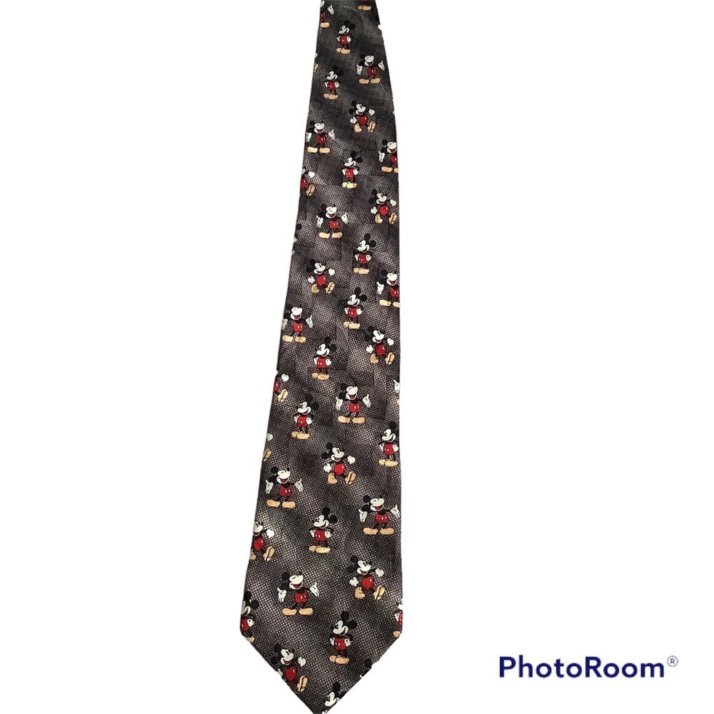 Disney Mickey Mouse 100% Silk Tie Necktie
